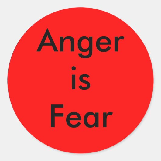 !怒りを恐れるUCreate ラウンドシール (正面)