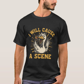 怒りを表に出すわよ - 笑える怒ったガチョウ サルカスティック Tシャツ