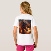 怒りを解き放つ：インフェルナルストームドラゴン» Tシャツ (裏面フル)