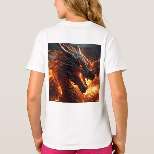 怒りを解き放つ：インフェルナルストームドラゴン» Tシャツ (裏面)