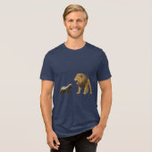 怒りを解き放て トライブレンドTシャツ (正面全面)