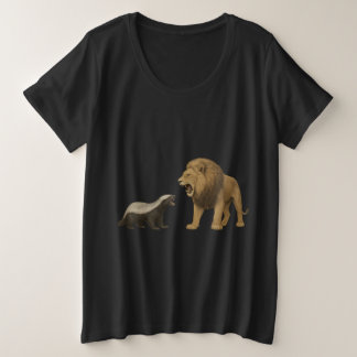 怒りを解き放て プラスサイズTシャツ