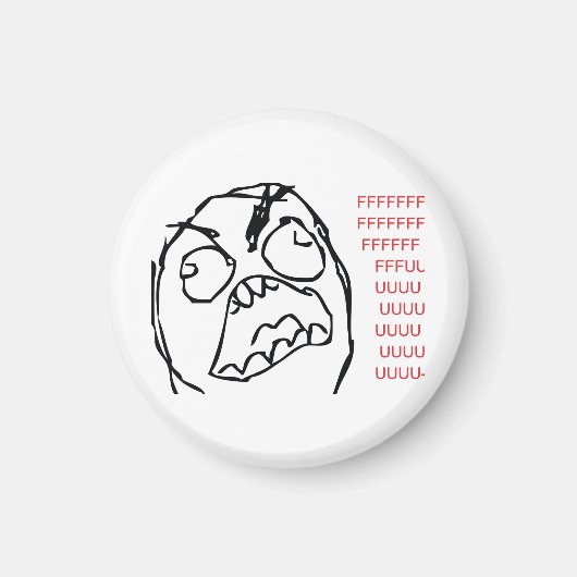 怒りトロール マグネット (正面)