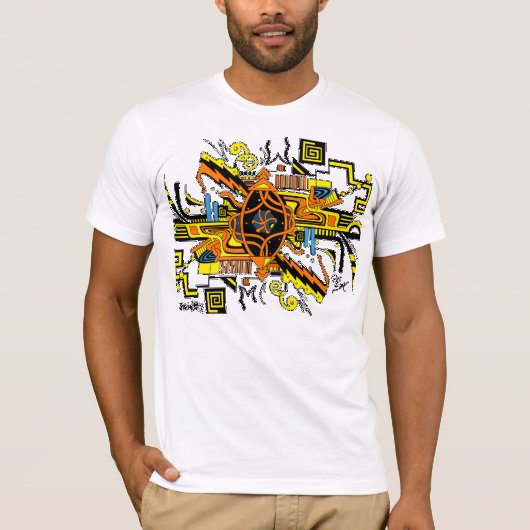 怒りメンズワイシャツの上部に動力を与えて下さい Tシャツ (正面)