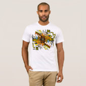 怒りメンズワイシャツの上部に動力を与えて下さい Tシャツ (正面フル)