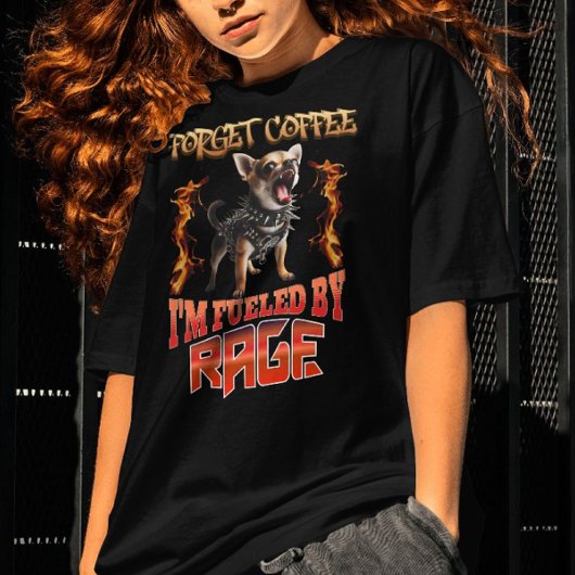 怒り忘れに煽られたコーヒー Tシャツ