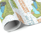 怒り文句ランプのリクライニング ラッピングペーパー (ロールコーナー)