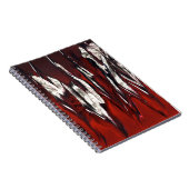 怒り狂う赤い炎 ノートブック (右側)