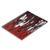 怒り狂う赤い炎 ノートブック (左側)