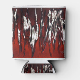 怒り狂う赤い炎 缶クーラー