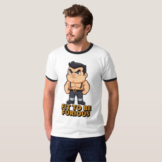 怒り狂う Tシャツ (正面フル)