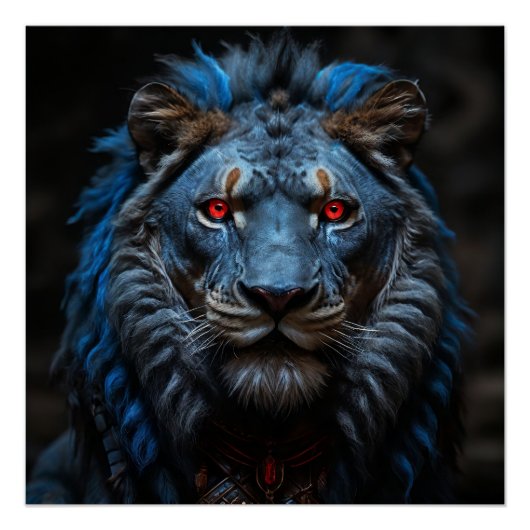 怒り狂ったライオン ポスター (正面)