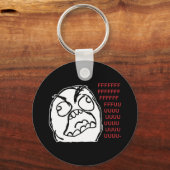 怒り男ふうふうう キーホルダー (正面)