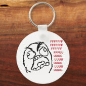 怒り男ふうふうう キーホルダー (正面)