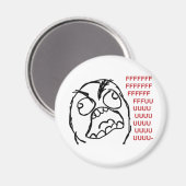 怒り男ふうふうう マグネット (正面/裏面)