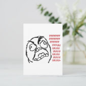 怒り男フフフフフ ポストカード (スタンド正面)