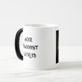 怒り管理は気難しい天使を失敗しました モーフィングマグカップ (正面左)