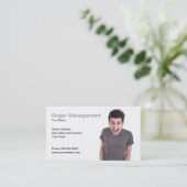 怒り管理名刺 名刺 (スタンド正面)