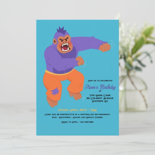 怒り部屋 招待状 (スタンド正面)