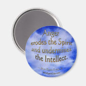 「怒り」詩やる気を起こさせるマグネット マグネット (正面/裏面)