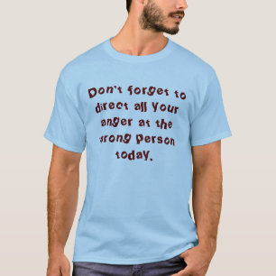 怒り Tシャツ