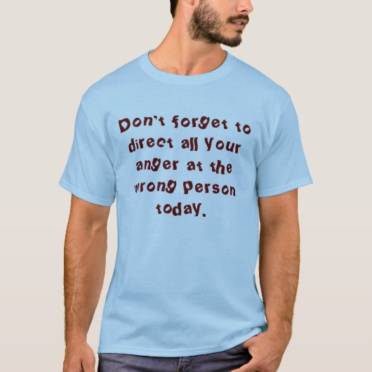 怒り Tシャツ (正面)