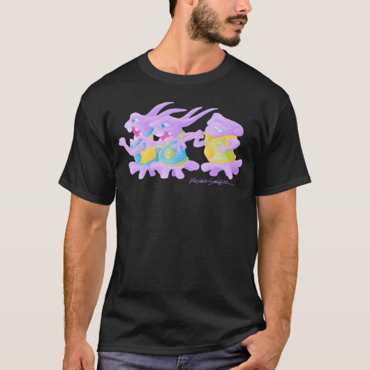 怒る噛むブーブが面白い Tシャツ (正面)