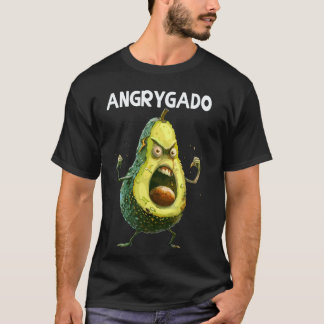 怒れるアボカドの朝嫌い ヴィーガン ユーモア ビーガン アボカド Tシャツ