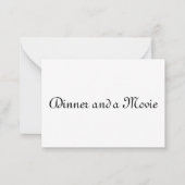 怒れるキューピッド ノートカード (裏面)