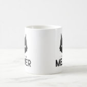 怒れる猫のマグカップ | I Could Be Meaner コーヒーマグカップ (中央)