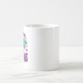 怒れる猫の「試すなよ」 コーヒーマグカップ (中央)