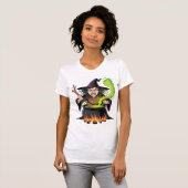 怒れる魔女のハロウィン Tシャツ (正面フル)