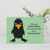 怒れる鳥の誕生日パーティー 招待状 (スタンド正面)