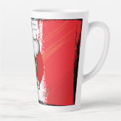 怒イタリアンChefの背の高いコーヒーマグ カフェラテマグ (右)