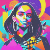 怒インディアン シール (正面)