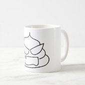 怒ウンチ – ブロートシュ コーヒーマグカップ (正面右)
