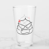 怒ウンチ – ブロートシュ タンブラーグラス (正面)