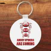 怒クモは来のTシャツだ キーホルダー (正面)