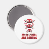 怒クモは来のTシャツだ マグネット (正面/裏面)