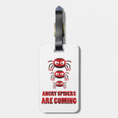 怒クモは来のTシャツだ ラゲッジタグ (裏面縦)