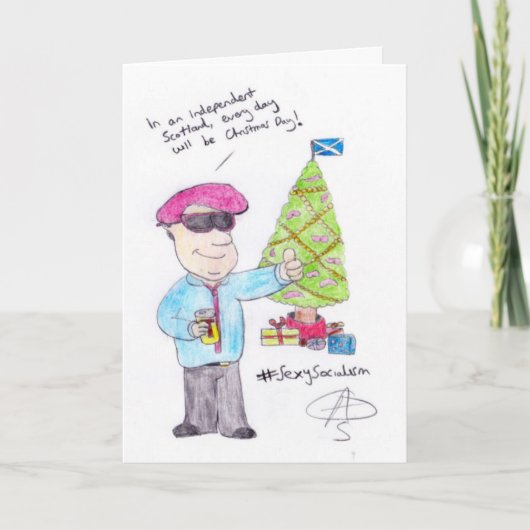 怒クリスマス シーズンカード (正面)