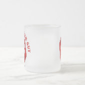 怒サイコロクラップスプレーヤープン フロストグラスマグカップ (中央)