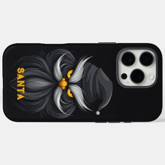 怒サタ・ブラック Case-Mate iPhoneケース (裏面 (横))