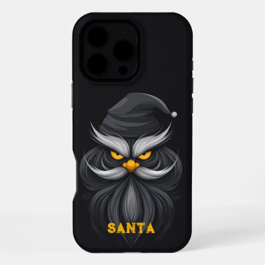 怒サタ・ブラック iPhoneケース (裏面)
