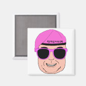 怒サルモンド磁石 マグネット (正面/裏面)