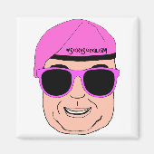 怒サルモンド磁石 マグネット (正面)