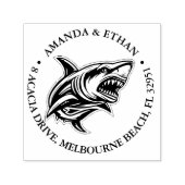 怒シャークテーマ セルフインキングスタンプ (デザイン)