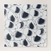 怒シャークヴィンテージのドードルパターン。 ジグソーパズル (横)