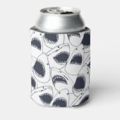 怒シャークヴィンテージのドードルパターン。 缶クーラー (缶裏面)