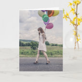 怒ハッピーバースデー カード (黄色い花)